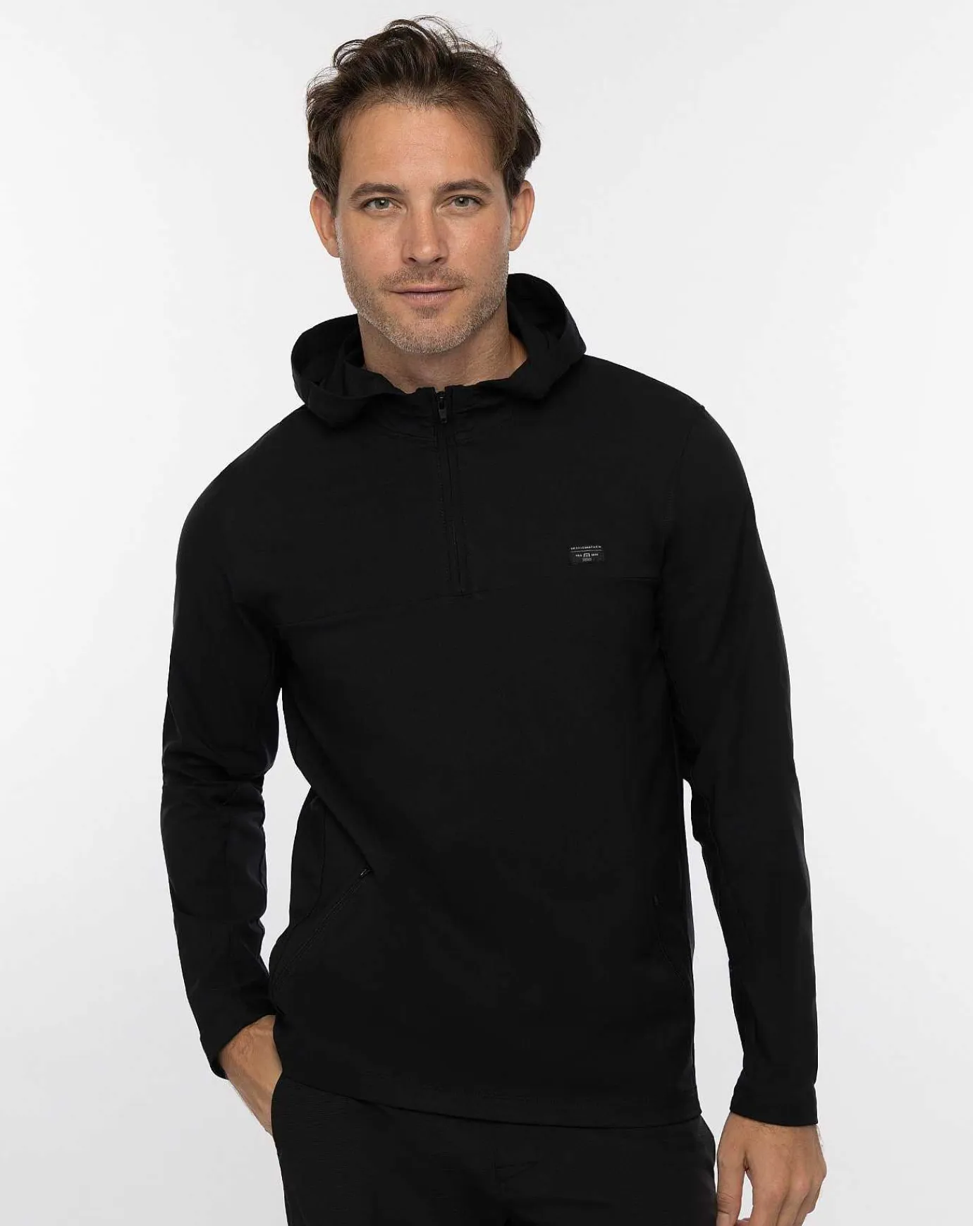 TravisMathew Ancient Ruins Quarter Zip Hoodie> Quarter Zips