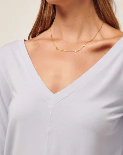 TravisMathew Bay Waves Vneck Top><noscript><img width=