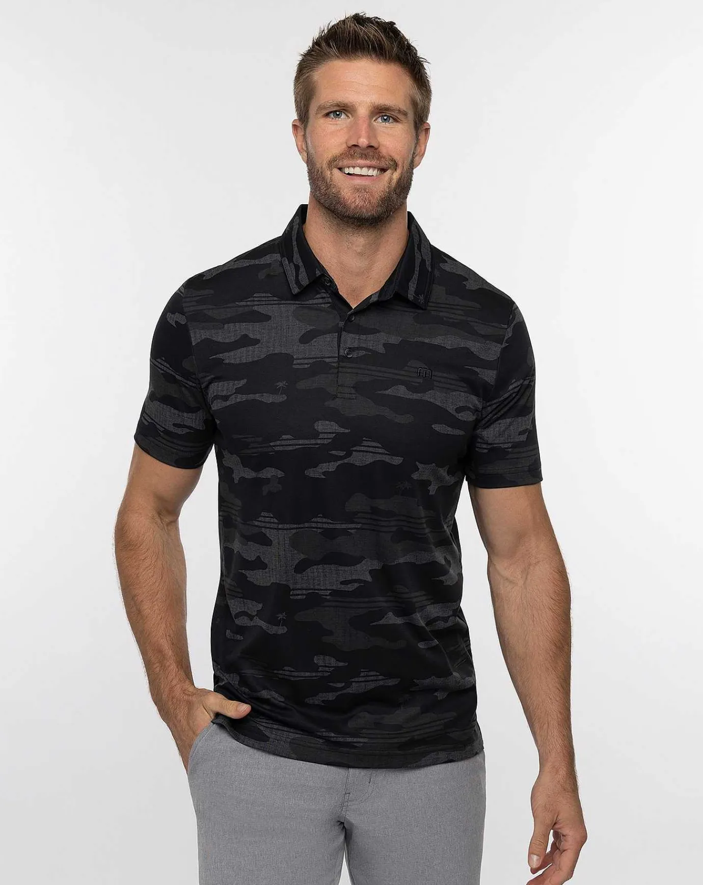TravisMathew Beachside Stealth Polo> Polos