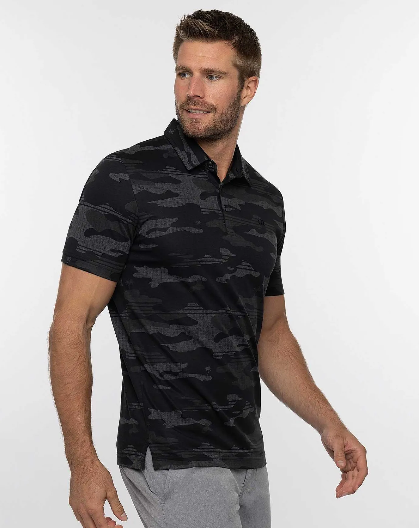 TravisMathew Beachside Stealth Polo> Polos