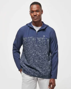 TravisMathew Blooming Orchid Quarter Zip Hoodie> Quarter Zips
