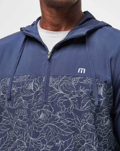 TravisMathew Blooming Orchid Quarter Zip Hoodie><noscript><img width=
