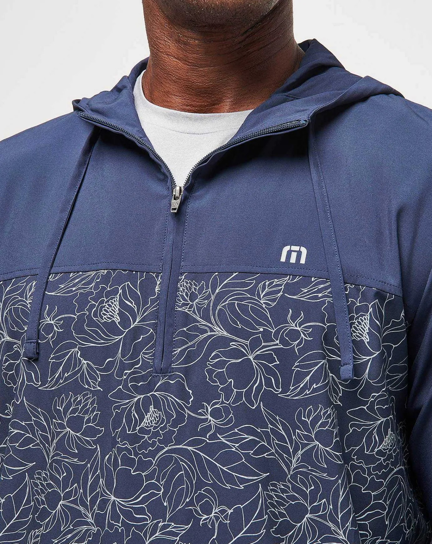 TravisMathew Blooming Orchid Quarter Zip Hoodie> Quarter Zips