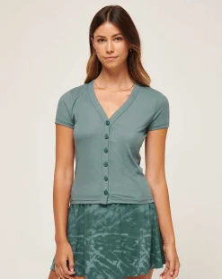 TravisMathew Butterfly Beach Ribbed Top> Shirts & Tops