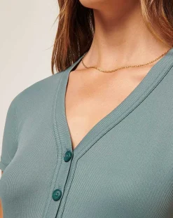 TravisMathew Butterfly Beach Ribbed Top><noscript><img width=