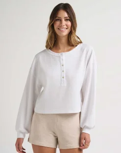 TravisMathew Casual Acquaintance Waffle Top> Shirts & Tops