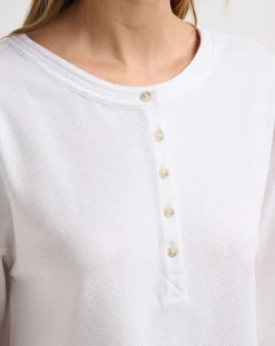 TravisMathew Casual Acquaintance Waffle Top> Shirts & Tops