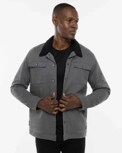 TravisMathew Cloud Denim Sherpa Jacket><noscript><img width=