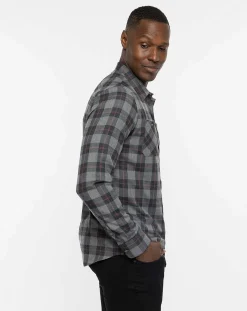 TravisMathew Cloud Flannel Plaid Button-Up> Button-Ups