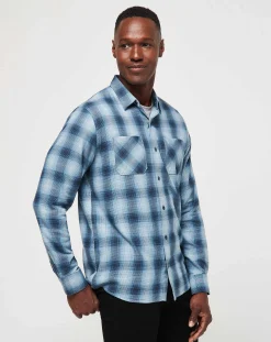 TravisMathew Cloud Flannel Plaid Button-Up> Button-Ups