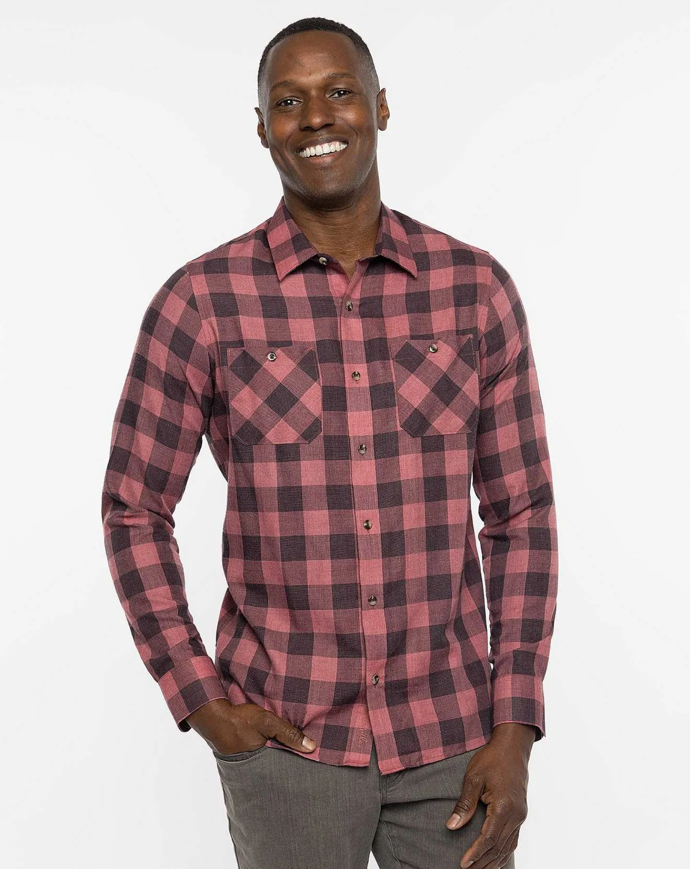 TravisMathew Cloud Flannel Plaid Button-Up> Button-Ups