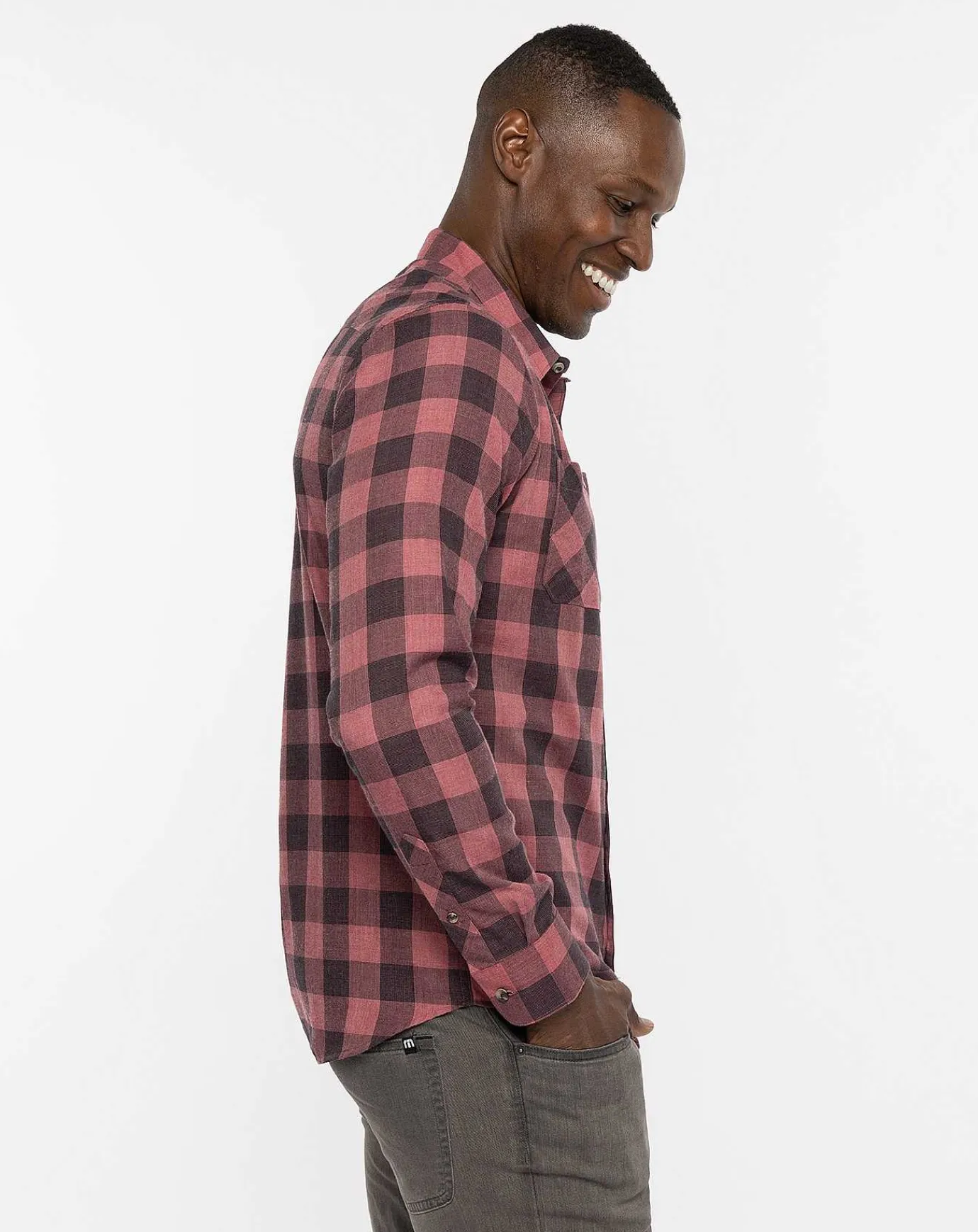 TravisMathew Cloud Flannel Plaid Button-Up> Button-Ups