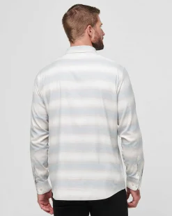 TravisMathew Cloud Flannel Stripe Button-Up> Button-Ups