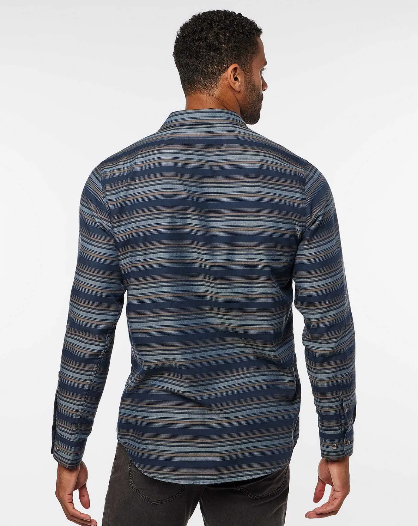 TravisMathew Cloud Flannel Stripe Button-Up> Button-Ups