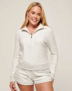 TravisMathew Cloud Fleece Half Zip><noscript><img width=