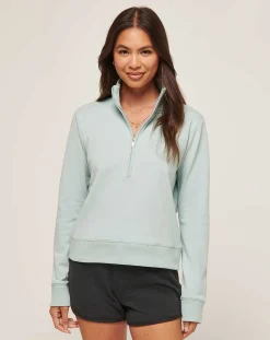 TravisMathew Cloud Fleece Half Zip><noscript><img width=