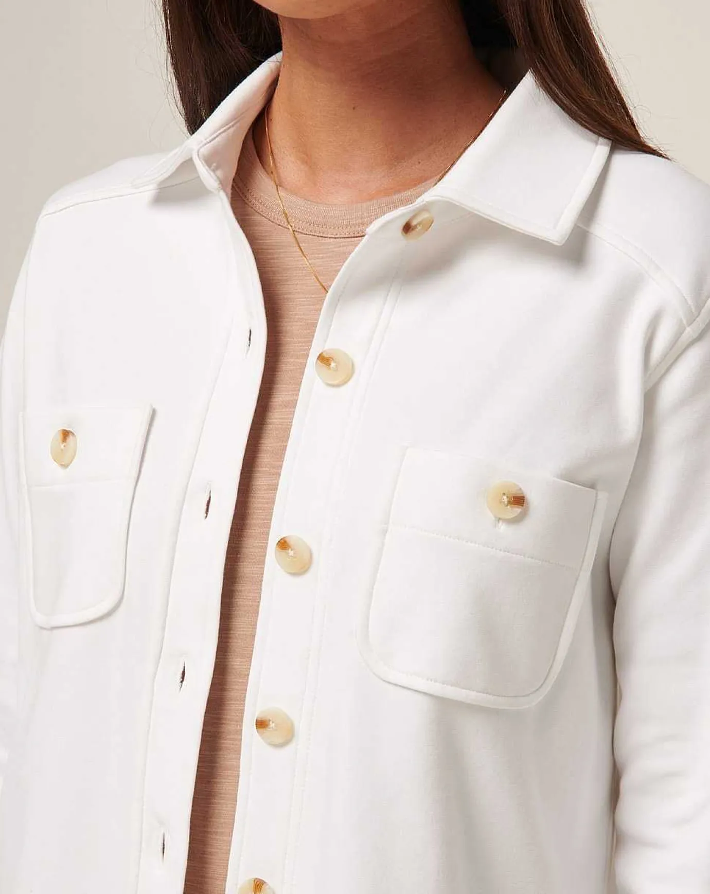 TravisMathew Cloud Fleece Shacket> Shirts & Tops