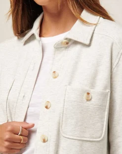 TravisMathew Cloud Fleece Shacket> Shirts & Tops