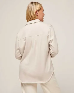 TravisMathew Cloud Fleece Shacket> Shirts & Tops