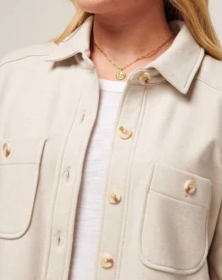 TravisMathew Cloud Fleece Shacket><noscript><img width=