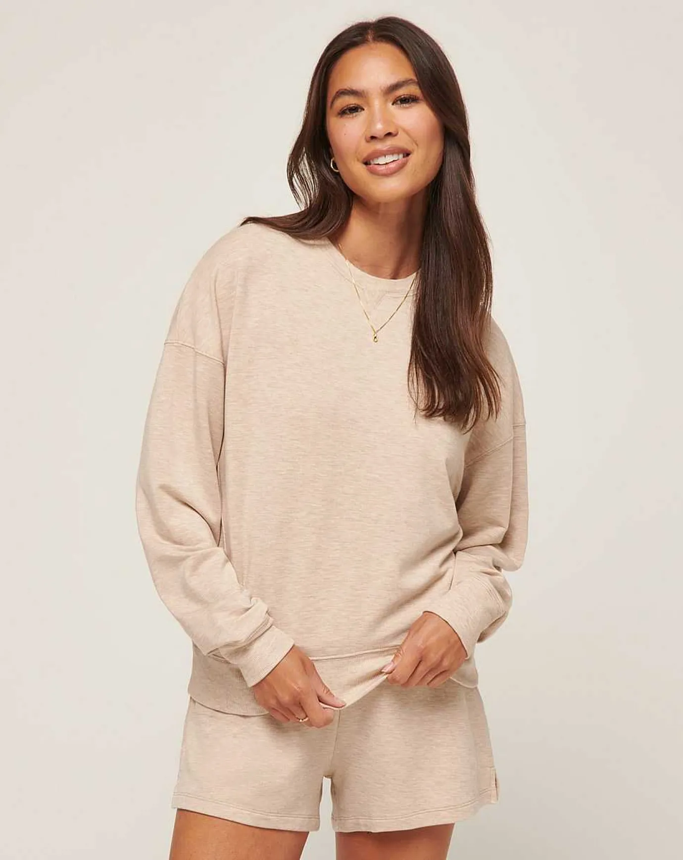 TravisMathew Cloud Terry Crew> Hoodies & Pullovers