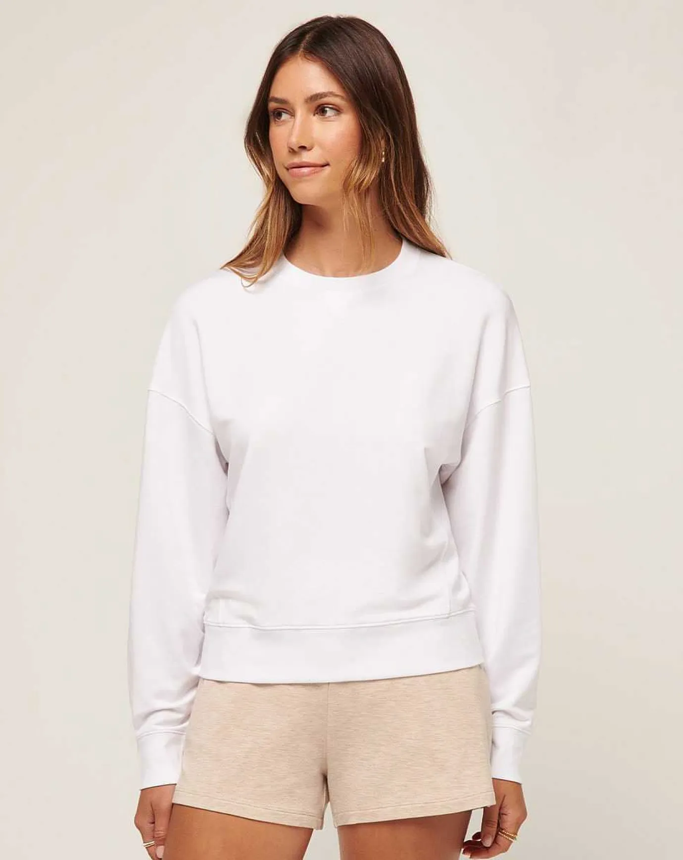 TravisMathew Cloud Terry Crew> Hoodies & Pullovers
