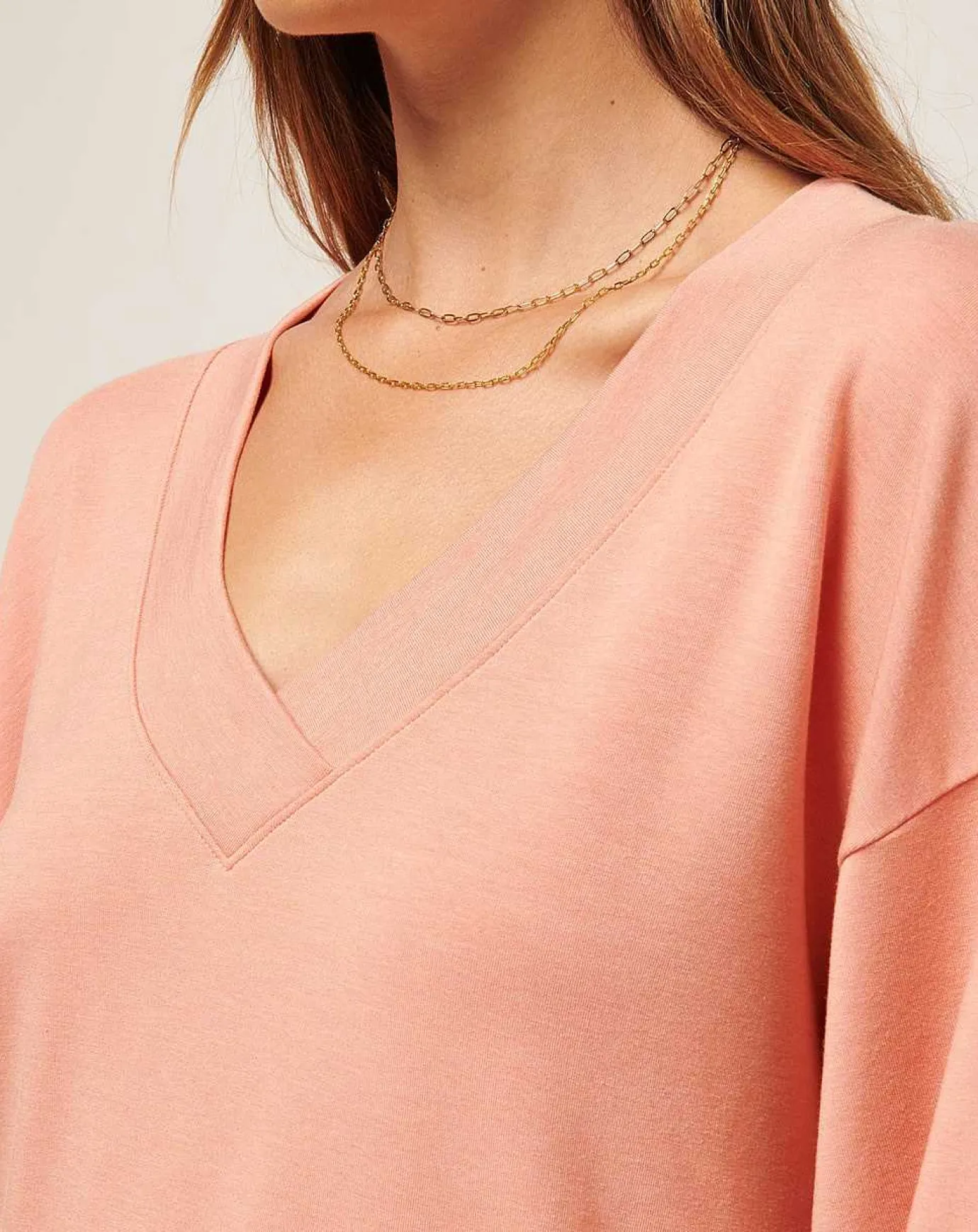 TravisMathew Cloud Terry Vneck Top> Shirts & Tops