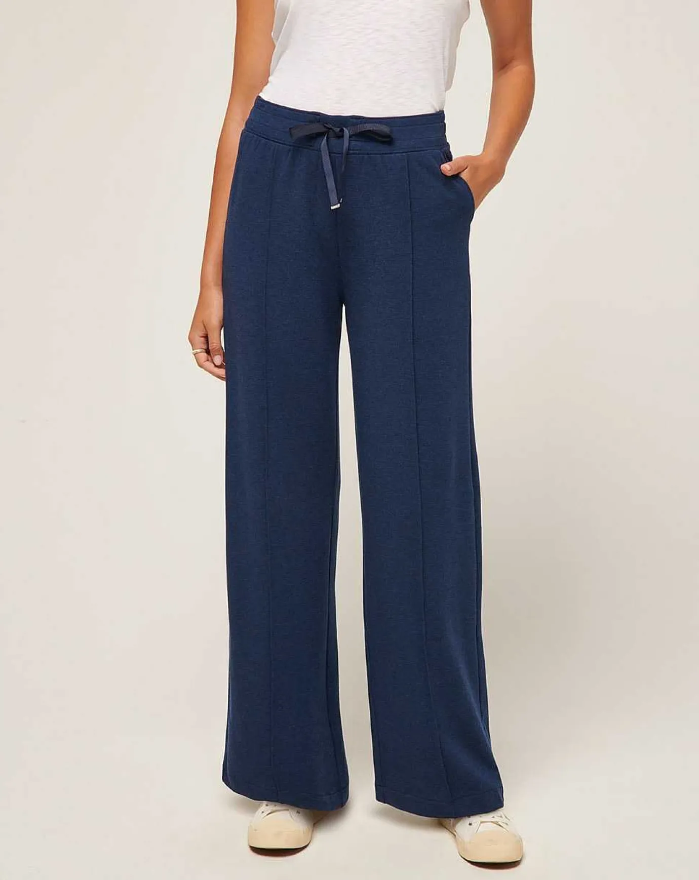 TravisMathew Connecting Flight Cloud Terry Wide Leg Pant> Pants