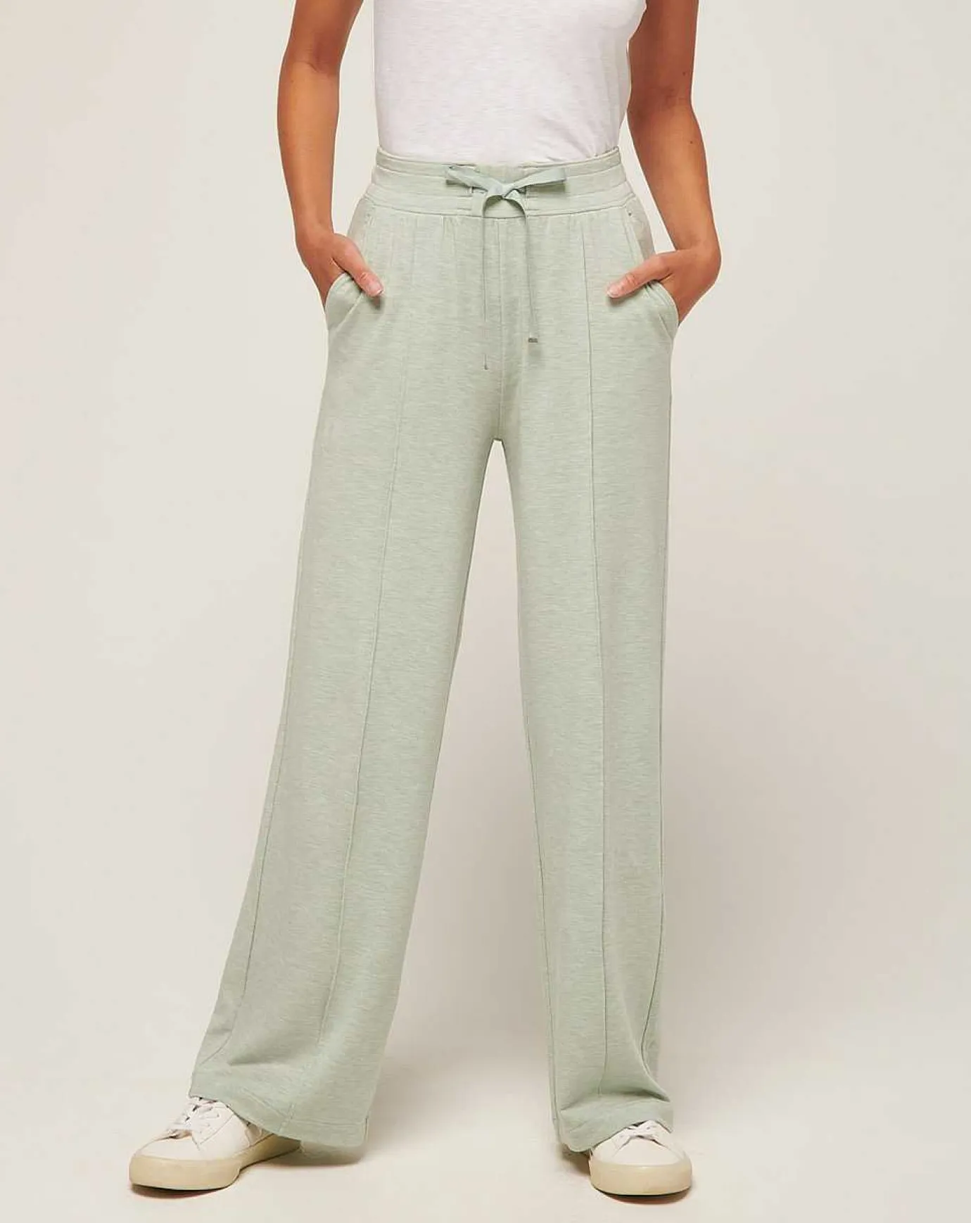 TravisMathew Connecting Flight Cloud Terry Wide Leg Pant> Pants
