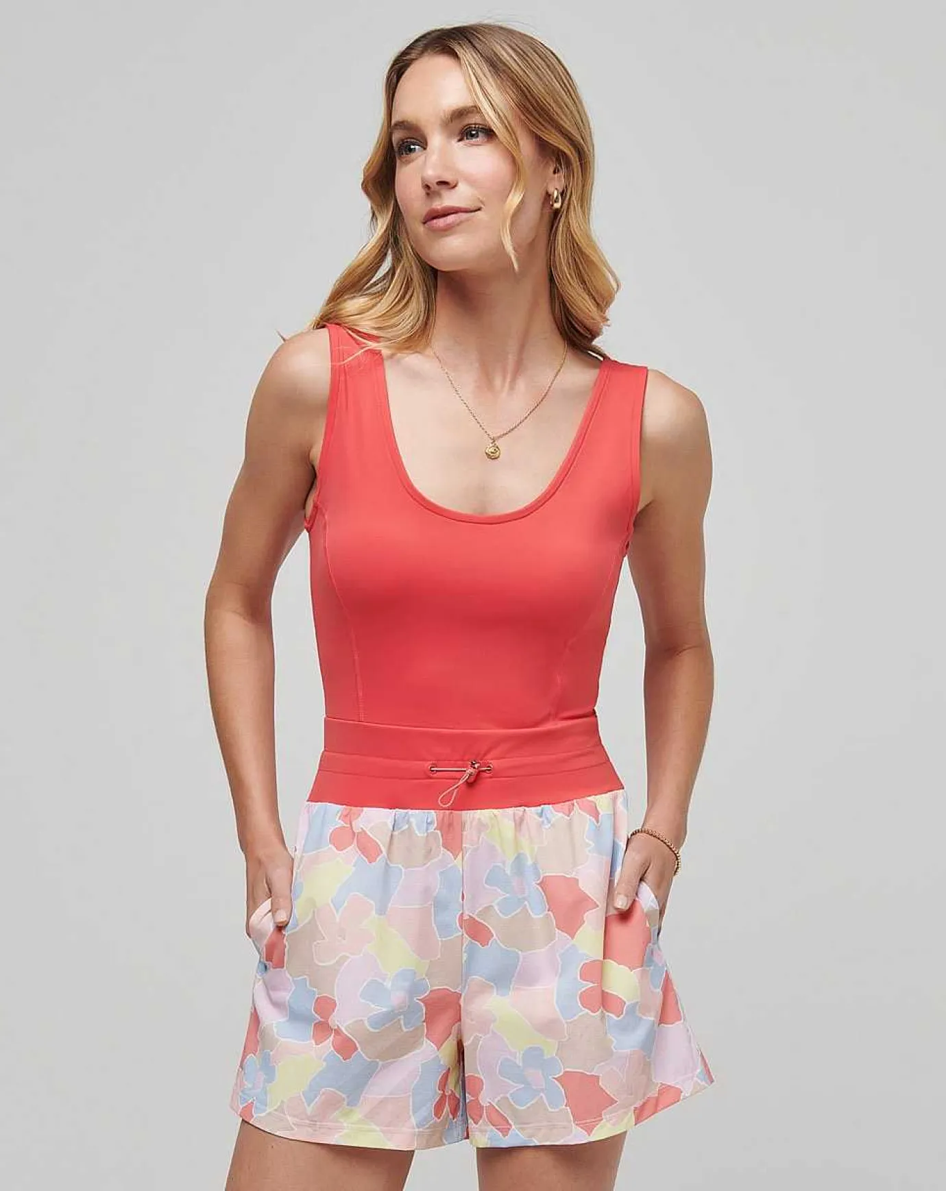 TravisMathew Dawn Glow Tech Woven Romper> Dresses And Skorts