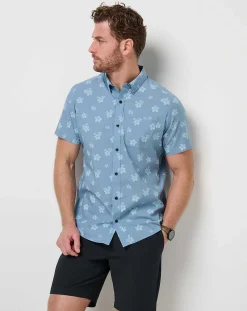 TravisMathew Dine & Drive Button-Up> Polos