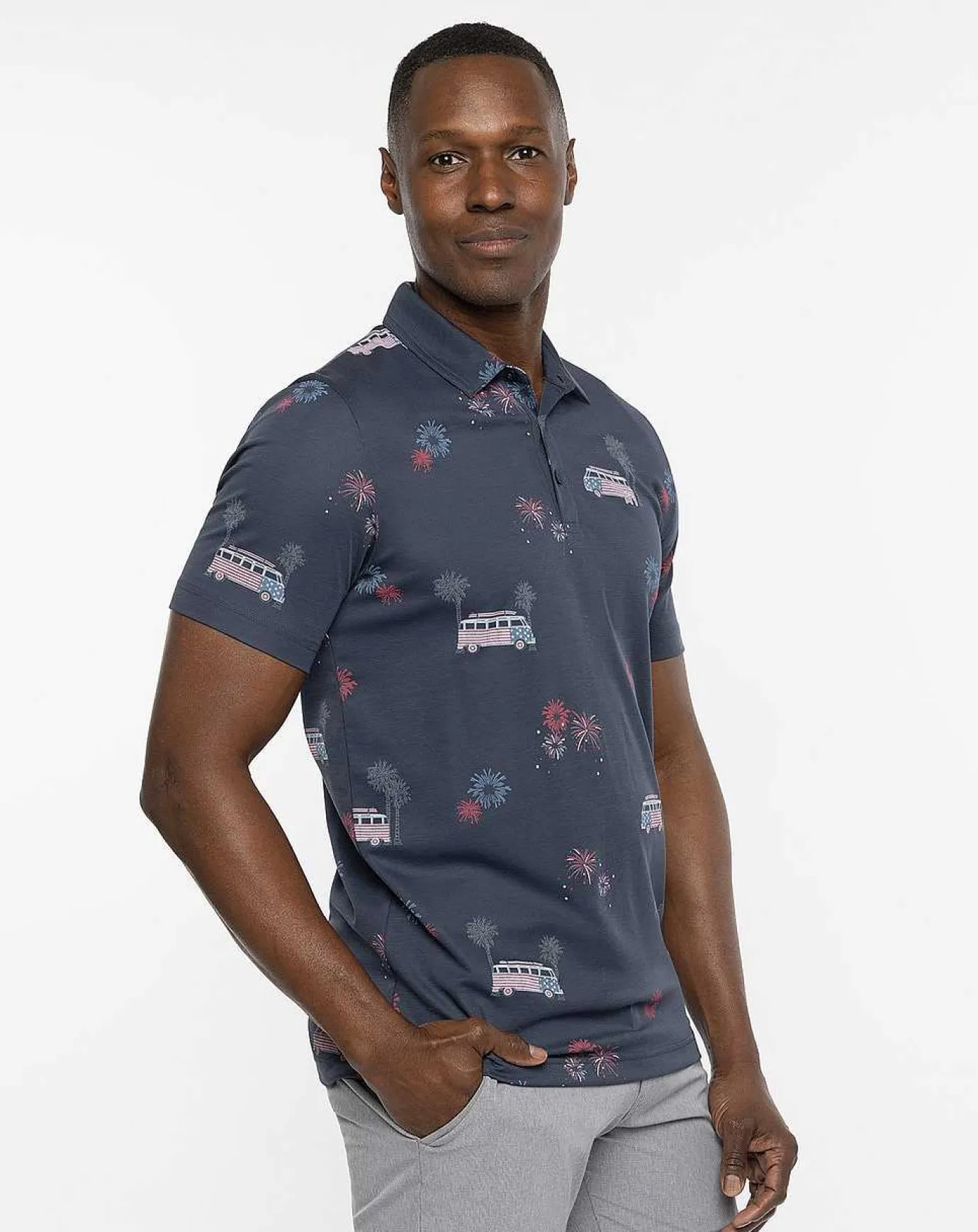 TravisMathew Firework Display Polo> Polos