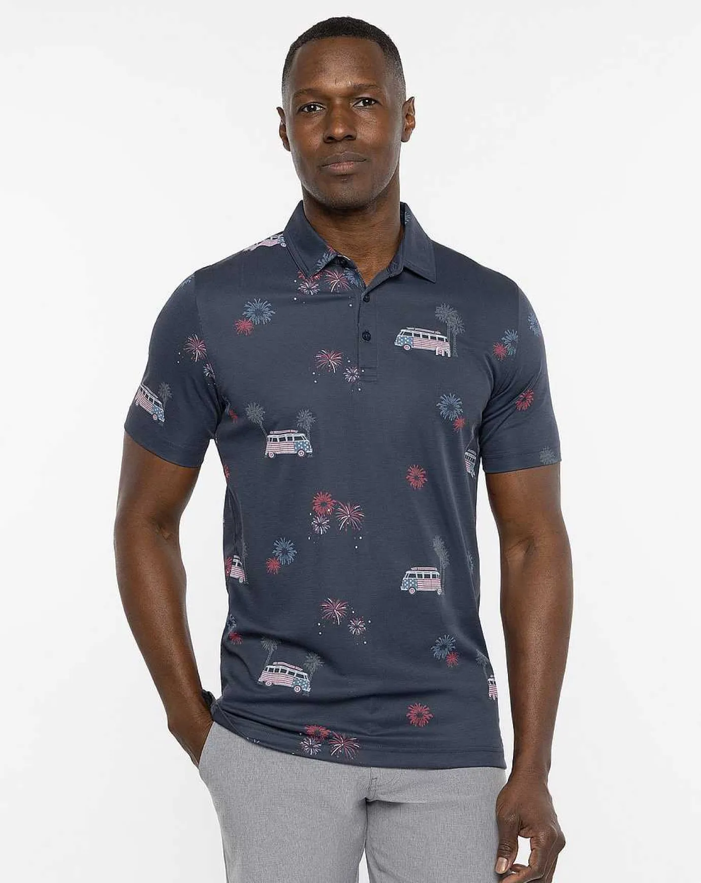 TravisMathew Firework Display Polo> Polos