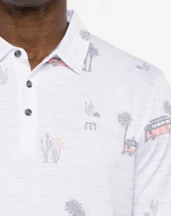 TravisMathew Four Wheeling Polo> Polos
