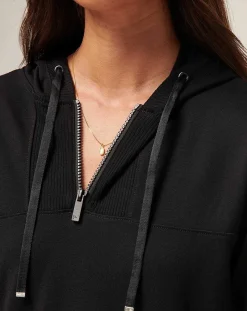 TravisMathew Friday Ponte Half Zip Hoodie><noscript><img width=