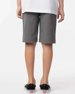 TravisMathew Grey Morning Youth Short> Youth Bottoms