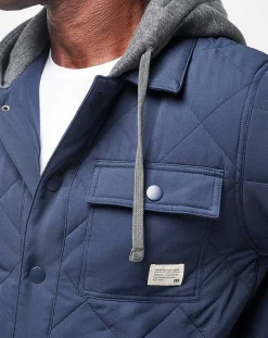 TravisMathew Grey Wave Full Zip Hoodie><noscript><img width=