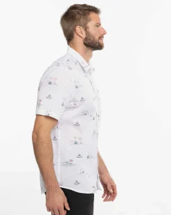 TravisMathew Lounge Town Button-Up><noscript><img width=