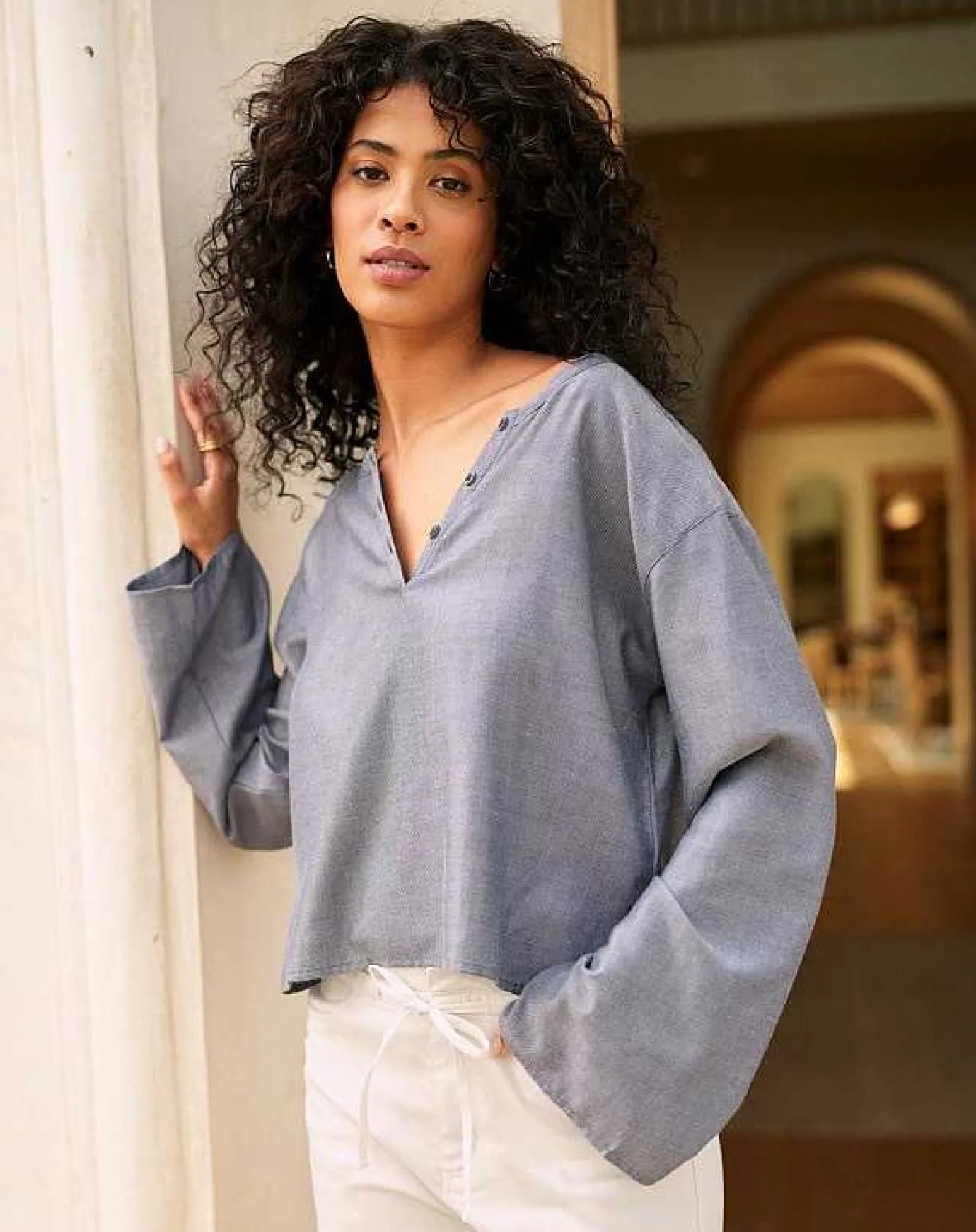 TravisMathew More Bubbles Please Twill Top> Shirts & Tops