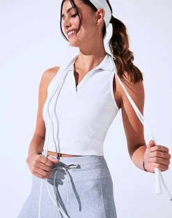 TravisMathew Moveknit Sleeveless Vneck Polo><noscript><img width=