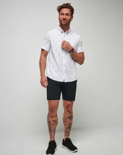 TravisMathew Olive Branch Button-Up><noscript><img width=