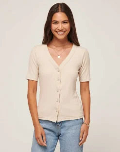 TravisMathew Out Late Cloud Rib Top><noscript><img width=