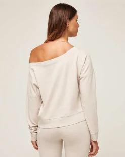 TravisMathew Portugal Off The Shoulder Ponte Top> Shirts & Tops