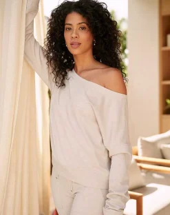 TravisMathew Portugal Off The Shoulder Ponte Top><noscript><img width=