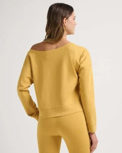 TravisMathew Portugal Off The Shoulder Ponte Top> Shirts & Tops