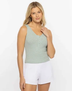 TravisMathew Ray Of Sunshine Cloud Ribbed Tank><noscript><img width=