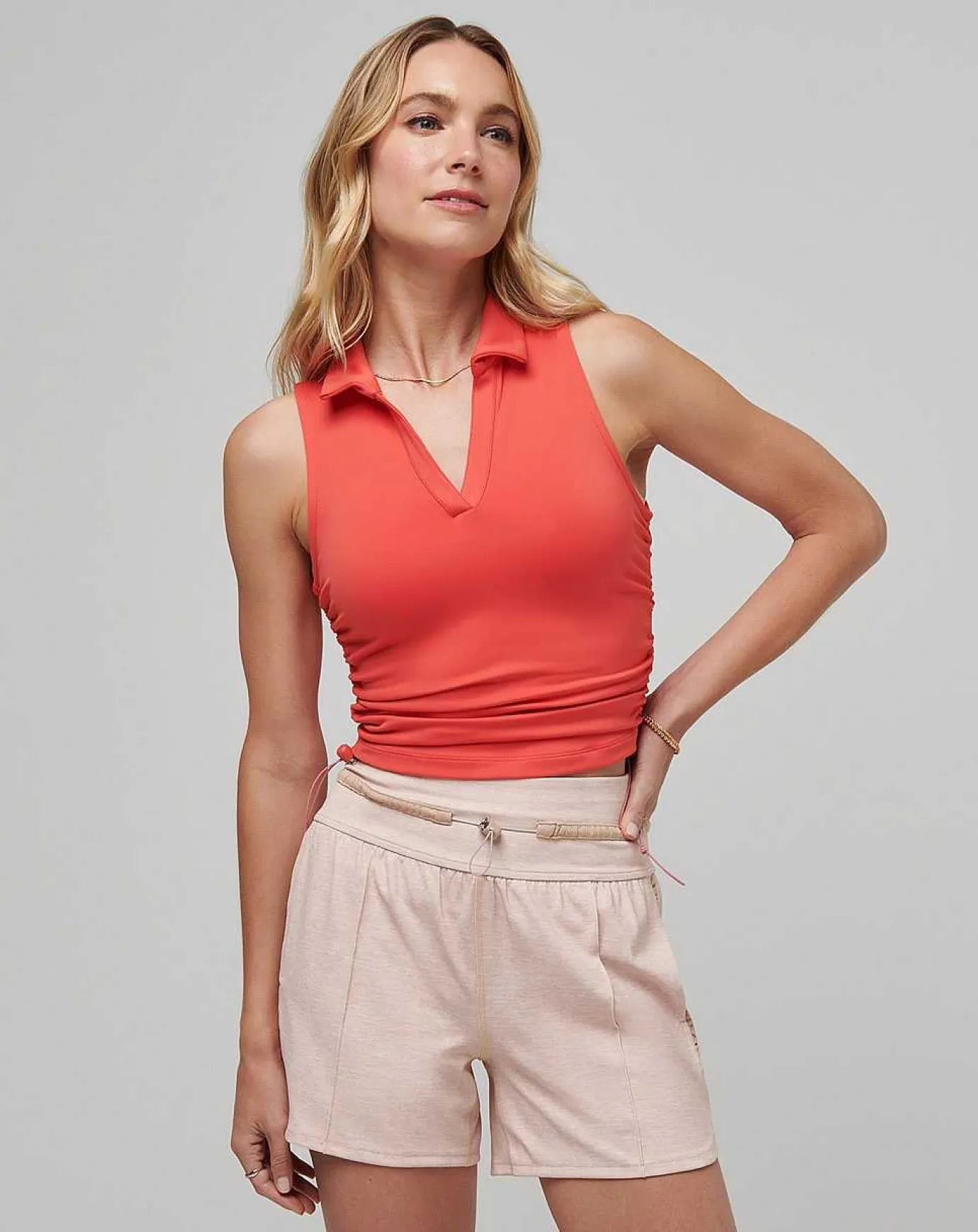 TravisMathew Salt Air, Don'T Care Moveknit Sleeveless Polo> Polos