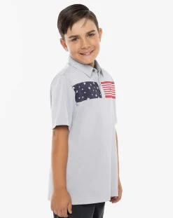 TravisMathew Sea To Sea Youth Polo> Youth Tops