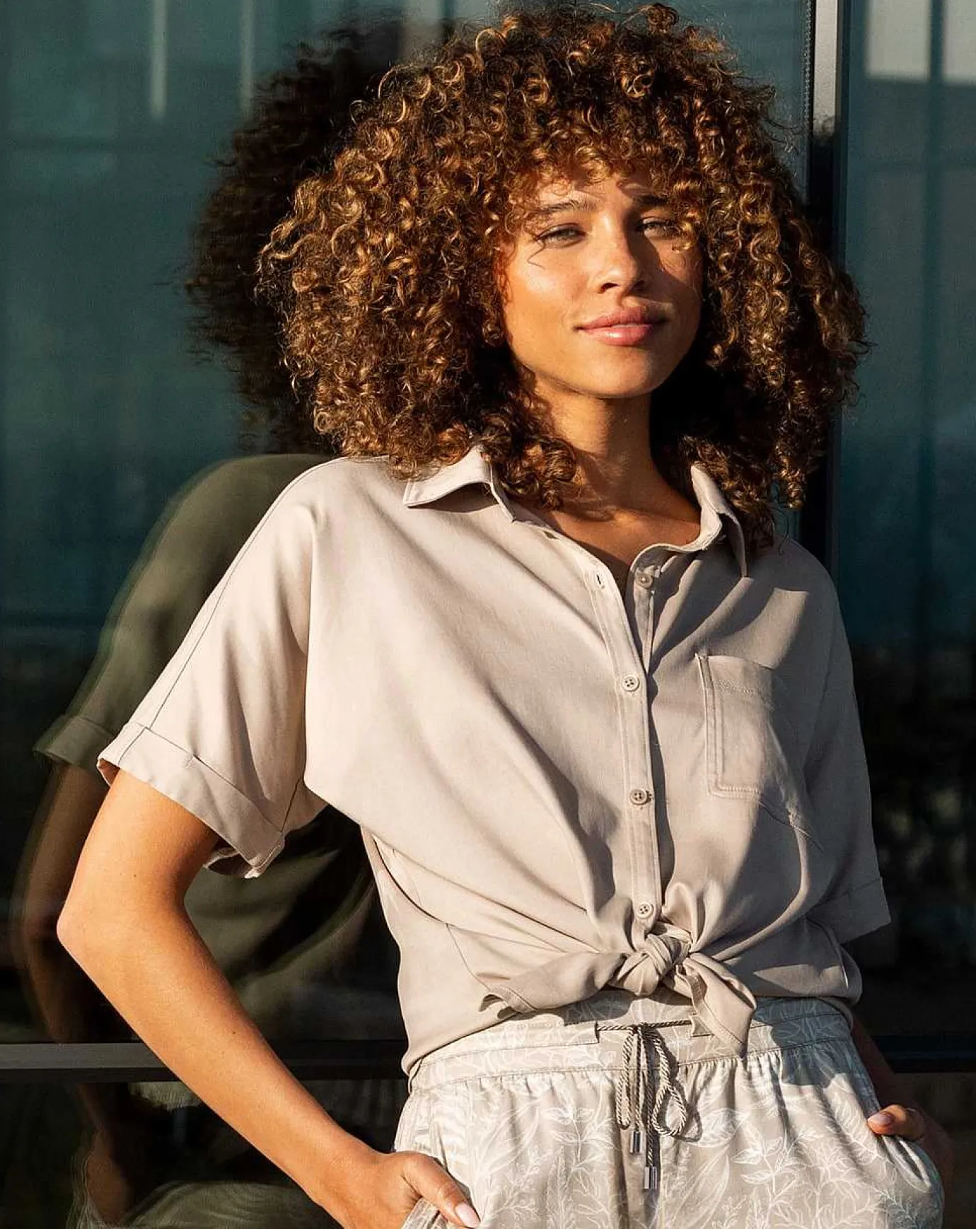 TravisMathew Seaside Bliss Tie Front Top> Shirts & Tops