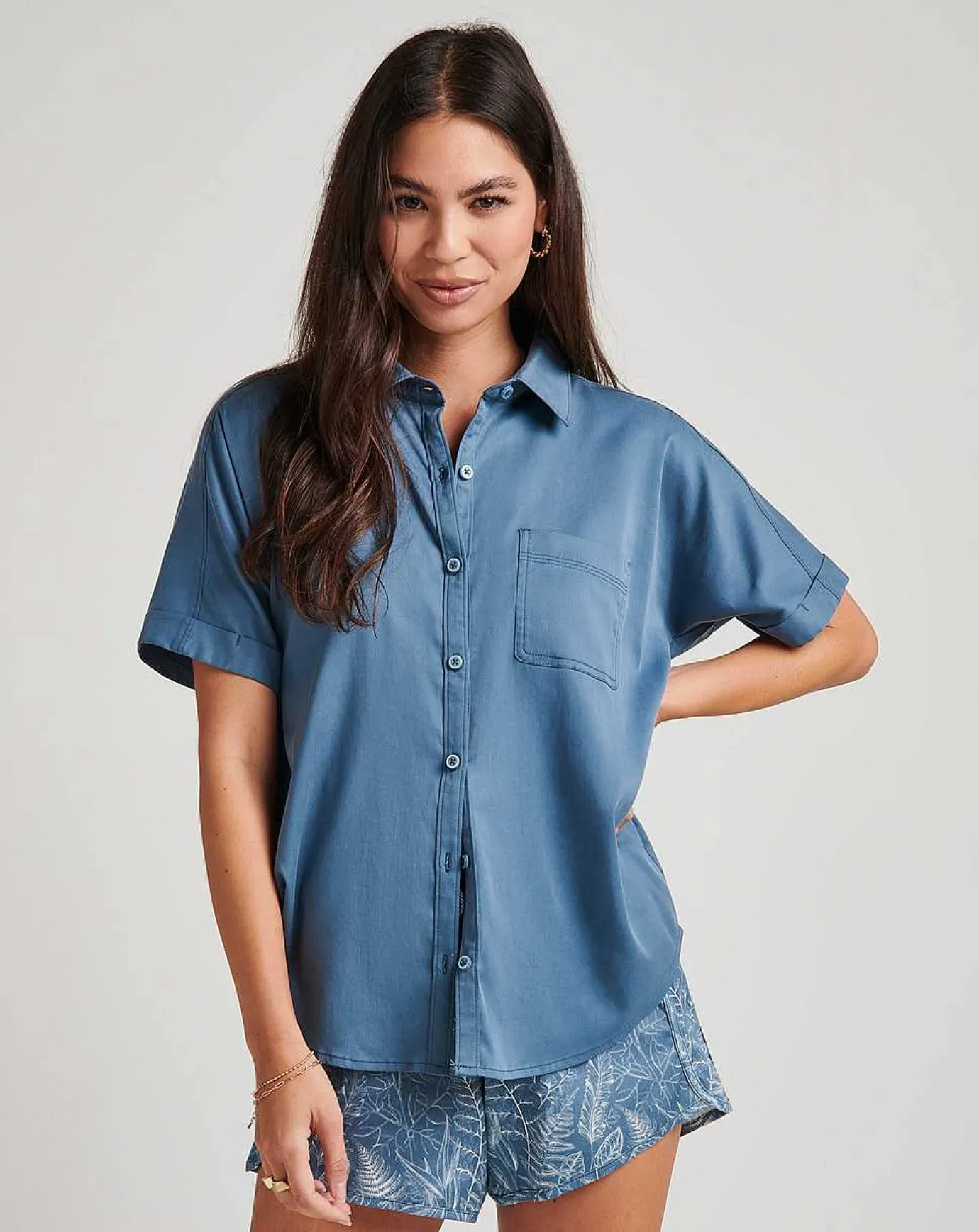 TravisMathew Seaside Bliss Tie Front Top> Shirts & Tops